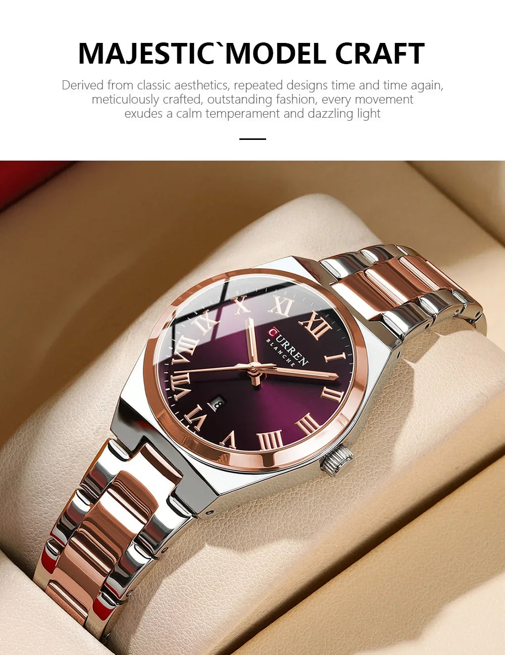 Women Small Face Watch,Stainless Steel Watch Women,Womens Watch with Calendar,Lady Analog Quartz Watch,Ladies Waterproof Watch