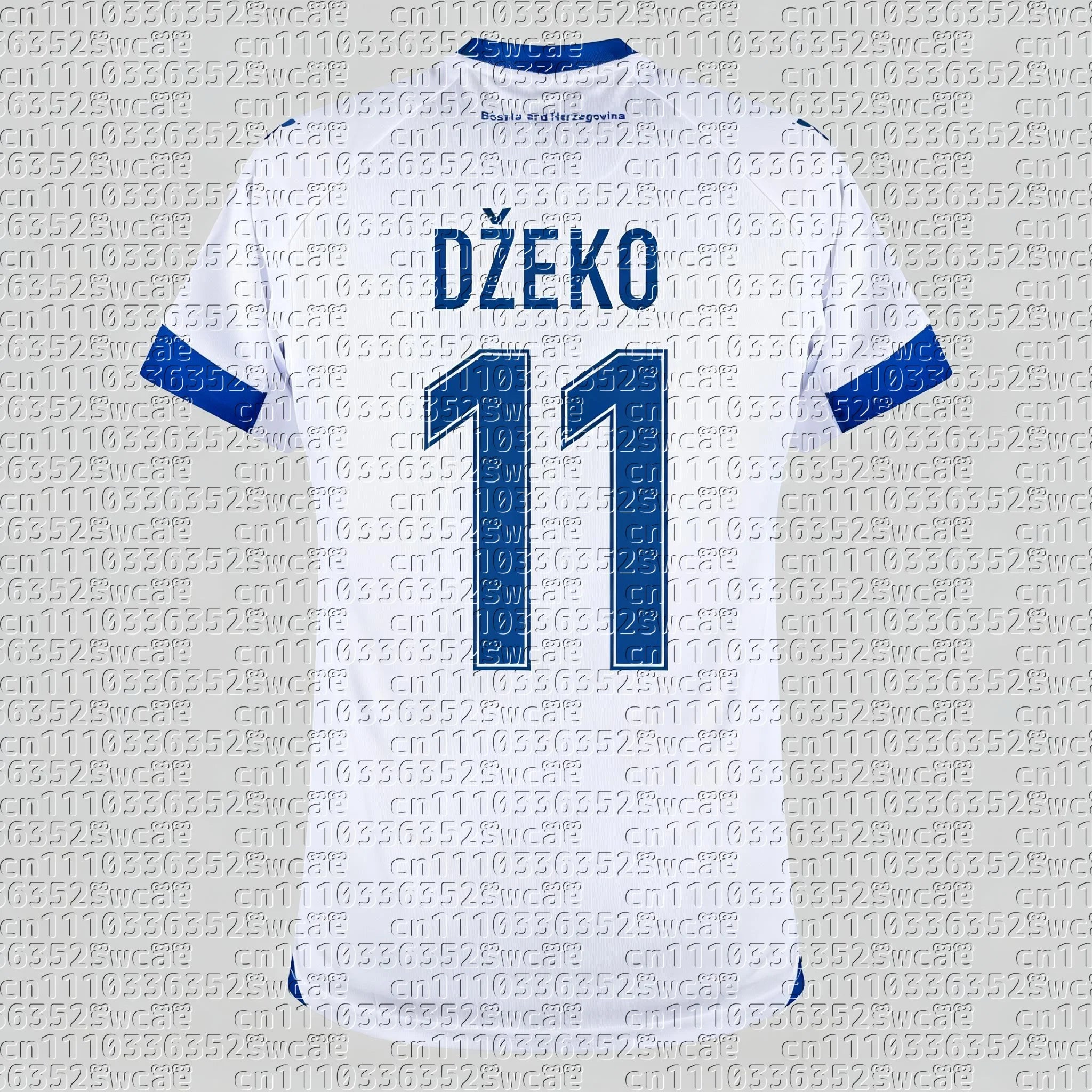 2026 Bosnia and Herzegovina Men's Sports Jersey Crew Neck T-shirt  Breathable Football Training Shirt Sportswear FamilyMatching