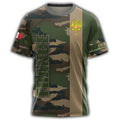 France Football French Flag Emblem Graphic T Shirt For Men Clothing Forest Camouflage T-shirt Short Sleeve Tops Tee Shirts