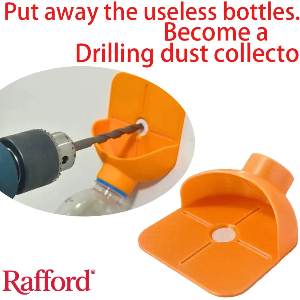 Rafford 1-piece electric drill drilling dust collector significantly reduces dust pollution to the home environment, bringing yo