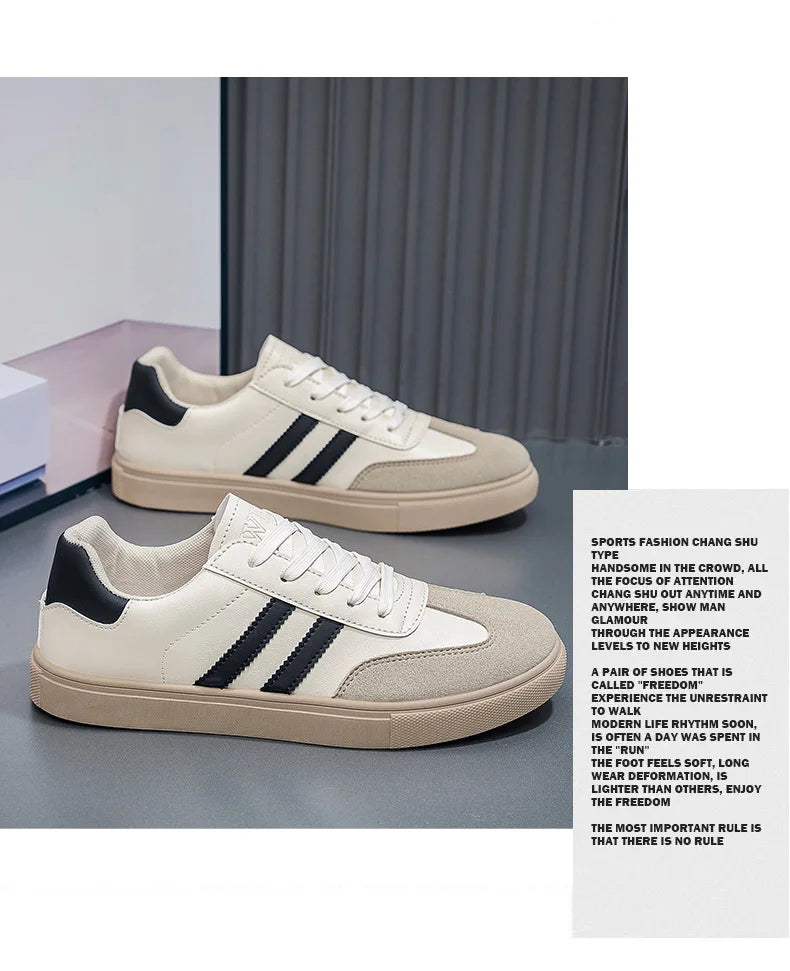 Hot Sale Casual Sneakers Men Classic Design Skateboard Shoes Man Comfy Low-cut Flat Sneakers Outdoor Non-slip Men's Sports Shoes