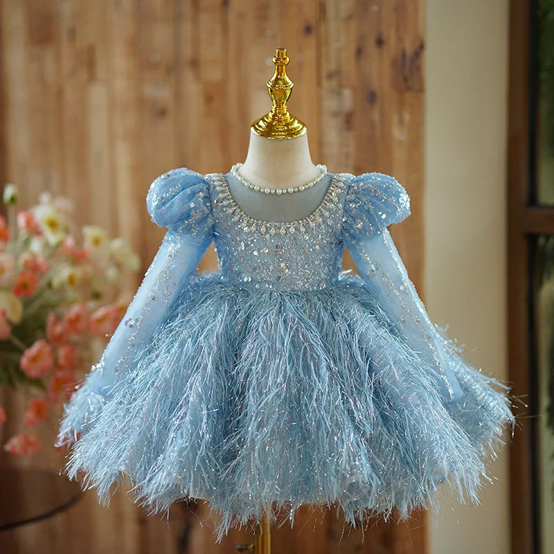 Dress for Girls Baby Casual Dresses Vestido Wedding Dress Girl Princess Party Evening Dresses Mesh Summer Ceremonial Dress