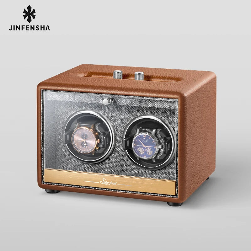 Winder Watch Organizer Storage Box Rotator Mechanical Watch Automatic Luxury Box Safe Deposit Boxes Shaker Display Gifts