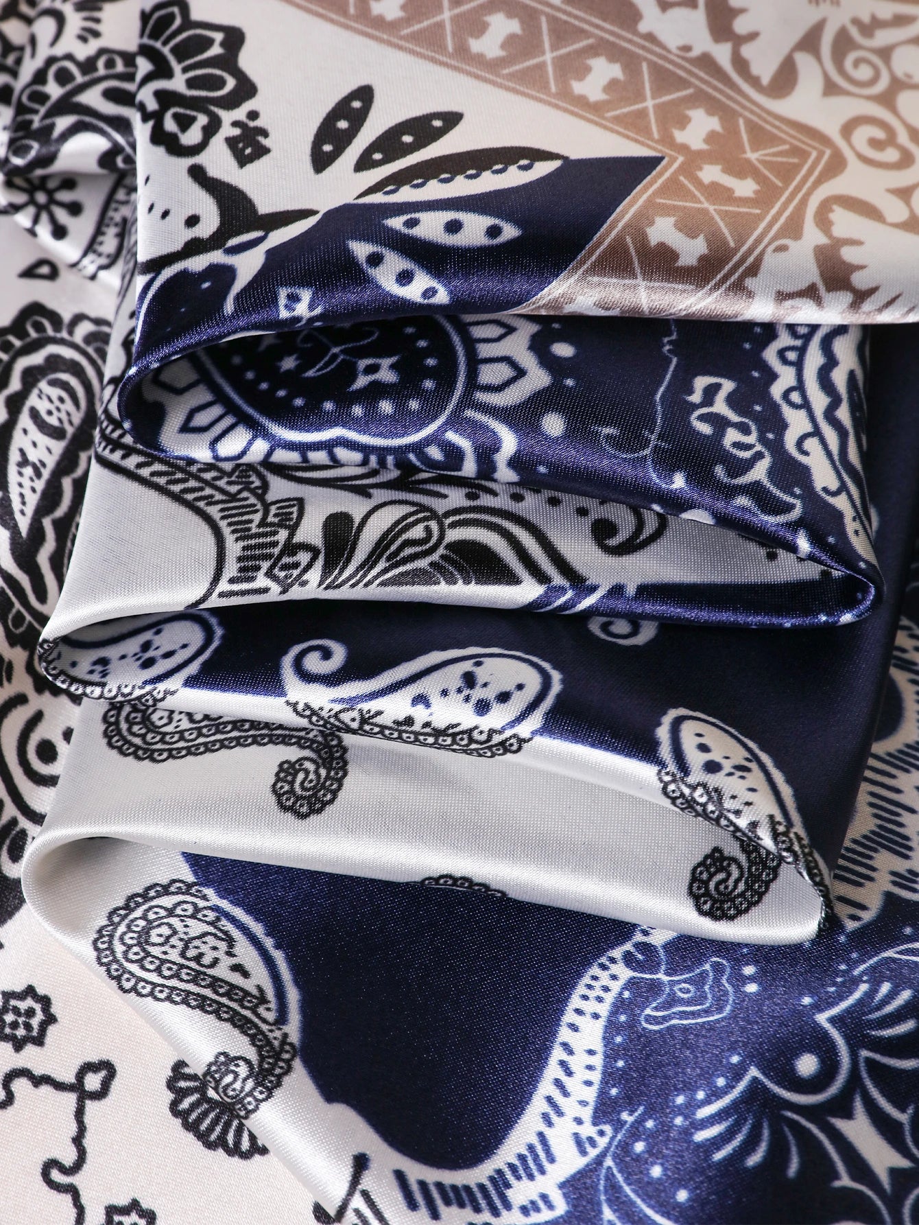 90*90cm Hair Scarf Women Fashion Designer Beautiful Flowers Foulard Soft Satin Shawl Kerchief Square Silk Scarfs Neck Headscarf