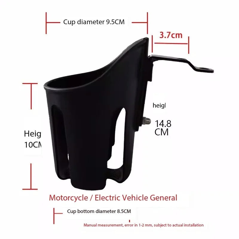 Universal Modification Accessories Drink Cup Holder Bike Water Cup Beverage Bottle Stand Motorcycle Bottle Cage Motorbike