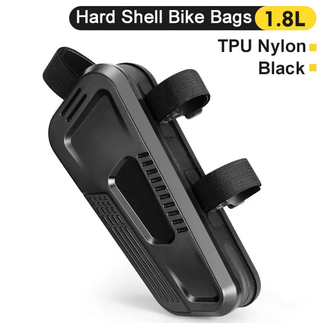 NEWBOLER Bicycle Bag Rainproof Cycling Top Front Tube Frame Bag Large Capacity MTB Road Bicycle Pannier Black Bike Accessories
