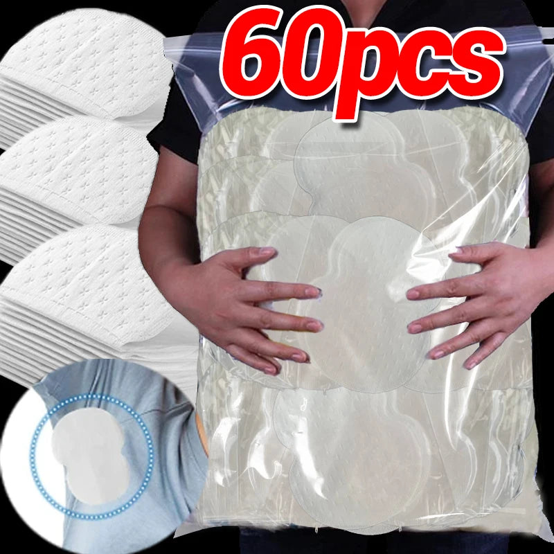 Invisible Underarm Armpit Sweat Pads Disposable Sweat-absorbing Patches Summer Deodorants Breathable Ultra-thin Non-woven Pads