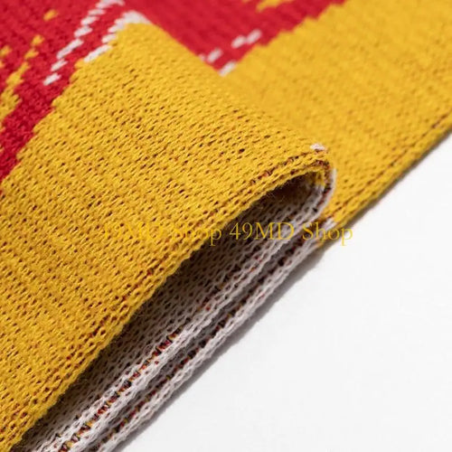 49MD Fringed Germany Scarf Deutschland Neckwear For Soccer Game Day And European Cups