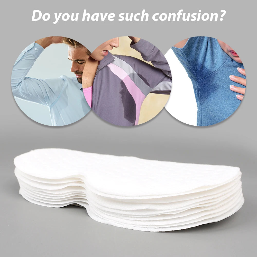 Invisible Underarm Armpit Sweat Pads Disposable Sweat-absorbing Patches Summer Deodorants Breathable Ultra-thin Non-woven Pads