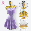 Dress For Dancing 2026 Latin Dance Parties Wear Womens Costume Ballroom Clothes Sexy Skirt Girls Prom Stage Jumpsuit Sports Suit