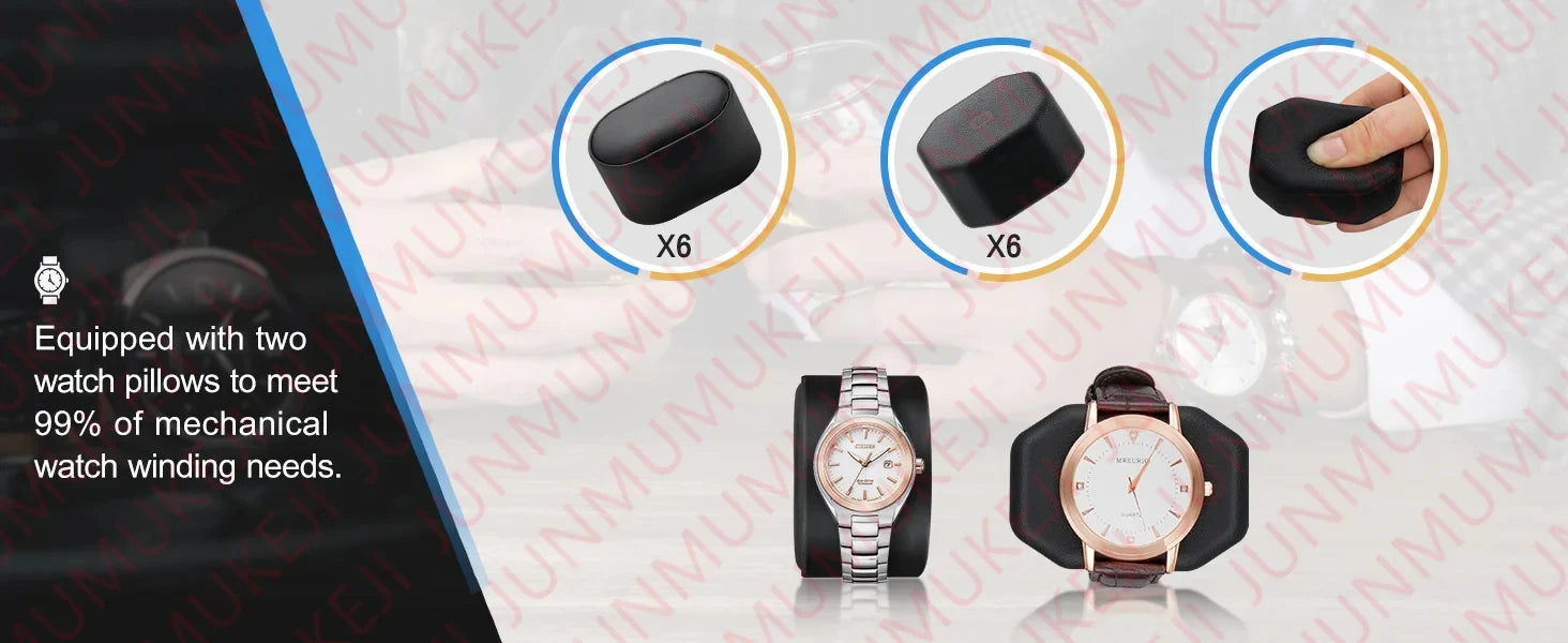 Watch Winders Box for Automatic Watches Box 6 watches Rotate Stand