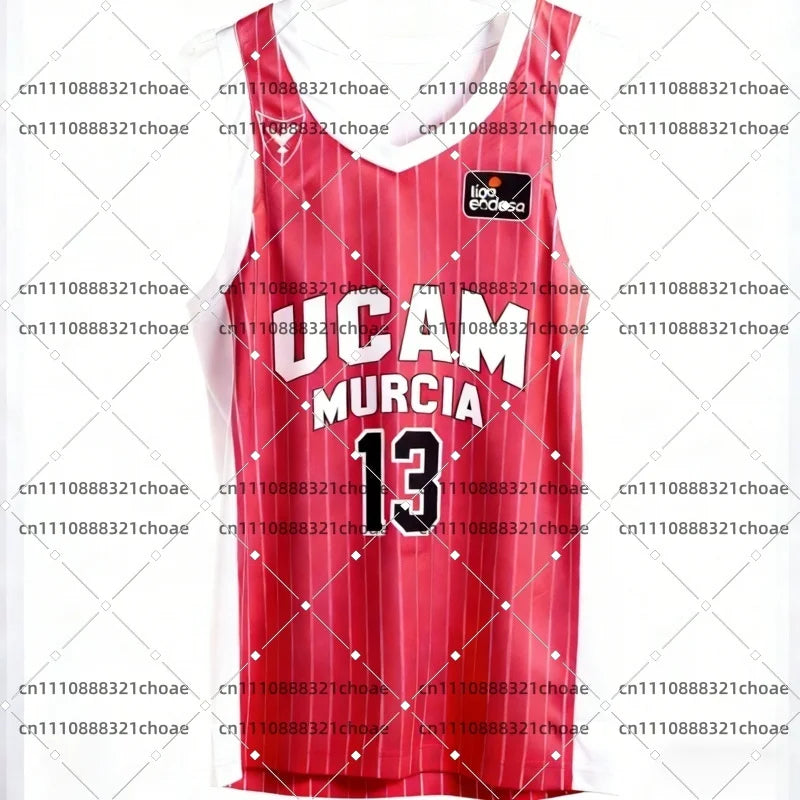 2026 New Spanish Basketball Jersey UCAM Murcia Basketball Game Fan Special Jersey Kit Basketball Quick Dry Sports Vest Beachwear