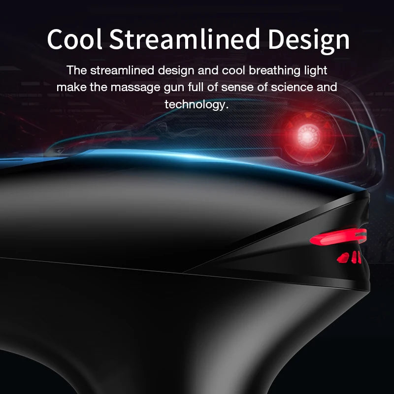Portable Massage Gun Percussion Pistol Massager Professional Deep Muscle Massager For Body Neck Back Relaxation Fitness Slimming