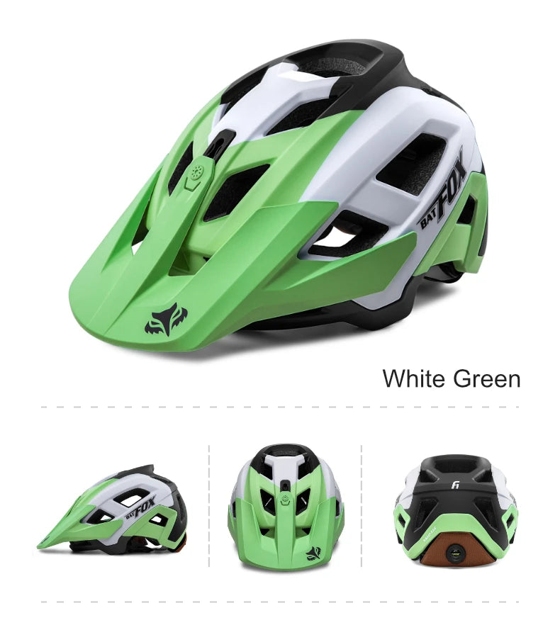 BATFOX 2025 New Mountain Bike Helmet Summer Colorful Cycling Helmet for Adults Youth Men and Women Speed Racing Bicycle Helmets