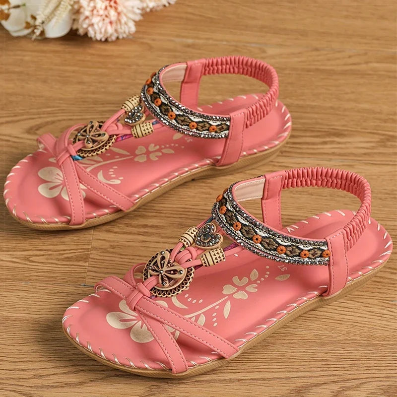 2025 New Women's Sandals Summer Sandals for Shoes Woman Colorful Beach Sandalias De Mujer Non-Slip Summer Footwear Women Mujer