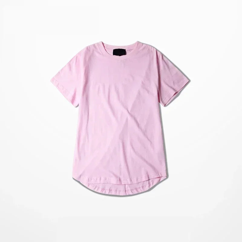 2026 MRMT High Street Arc Hem Mens T Shirt High Quality Cotton Men T-Shirt Lengthened Over Size Man Tops Tees For Male Tshirt