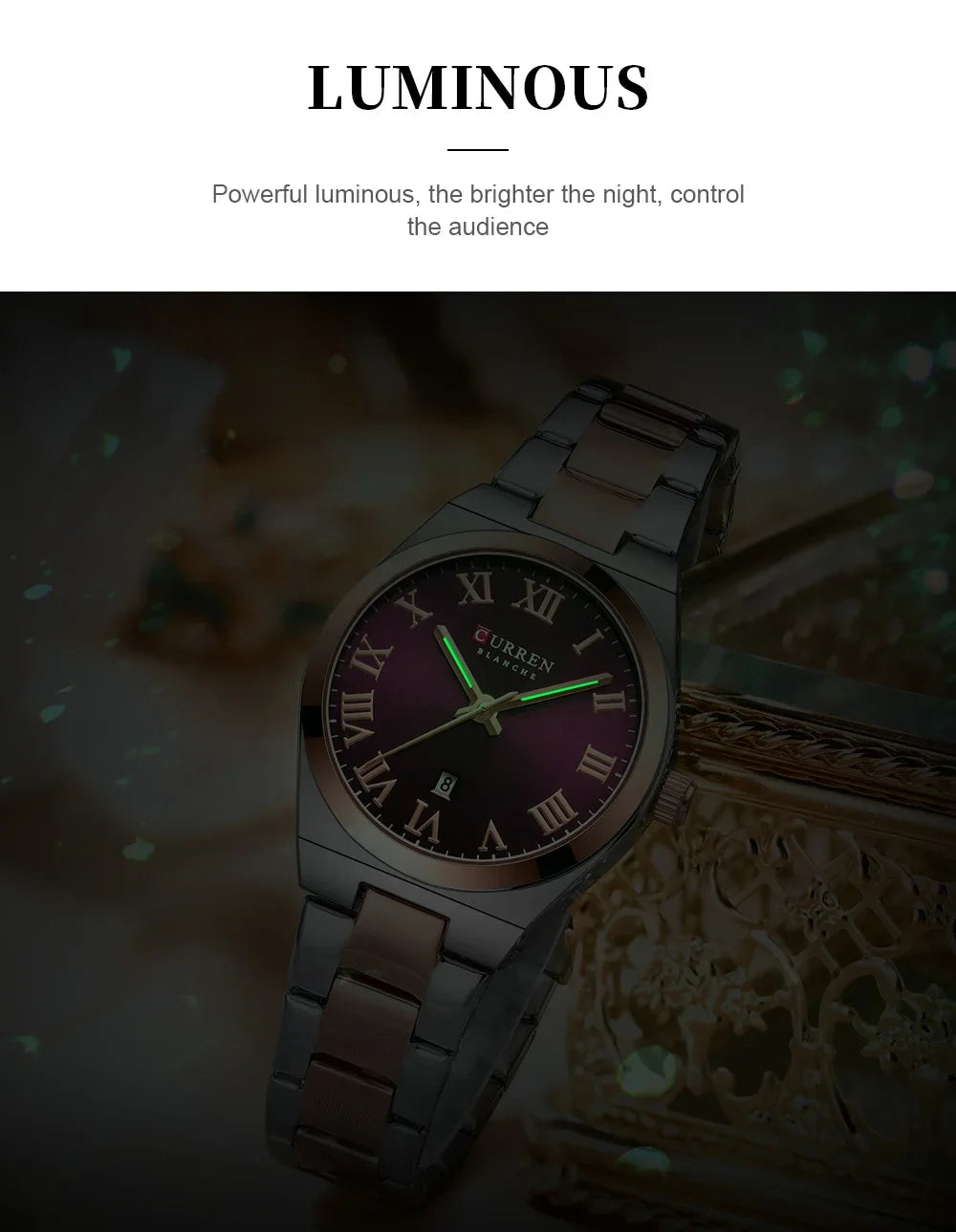 Women Small Face Watch,Stainless Steel Watch Women,Womens Watch with Calendar,Lady Analog Quartz Watch,Ladies Waterproof Watch