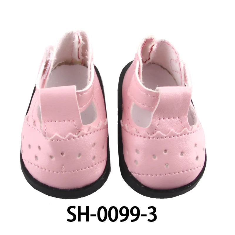 5.5cm Lovely Bow Doll Shoes For 14 Inch American& EXO Doll 1/6 New Mini Shoes Boots Accessories For 32-33 Russia DIY Doll,Nancy
