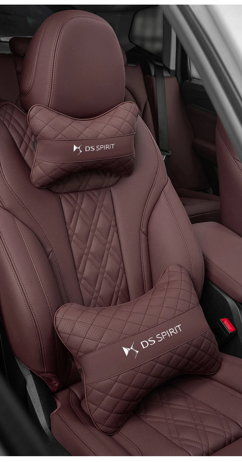 Car Seat Neck Pillow Headrest Lumbar Waist Support Cushion For DS SPIRIT DS3 DS4 DS5 5LS DS6 DS7 DS9 WILD RUBIS E-Tense DIVINEDS