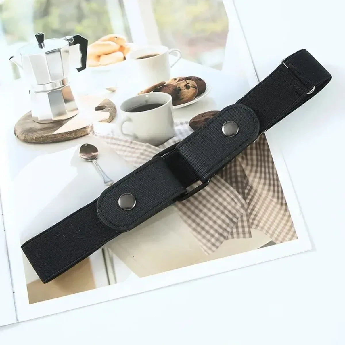 Adjustable Stretch Belt No Buckle Invisible Belt for Women Men Jeans Easy Wear Unisex Elastic Waistband designer belt