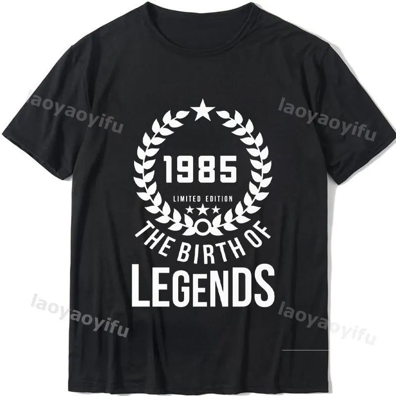 2024 Unisex Summer Tops Tshirt Vintage 1984 Classics Tshire Streetwear Printed T-shirt Top  Retro Style Tshirt