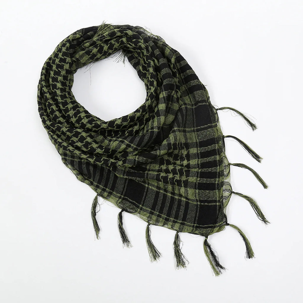 Sports Outdoor Arab Square Scarf Military Enthusiast Tactical Scarf Multi Functional Windproof Sand Proof Warm Neck Headscarf