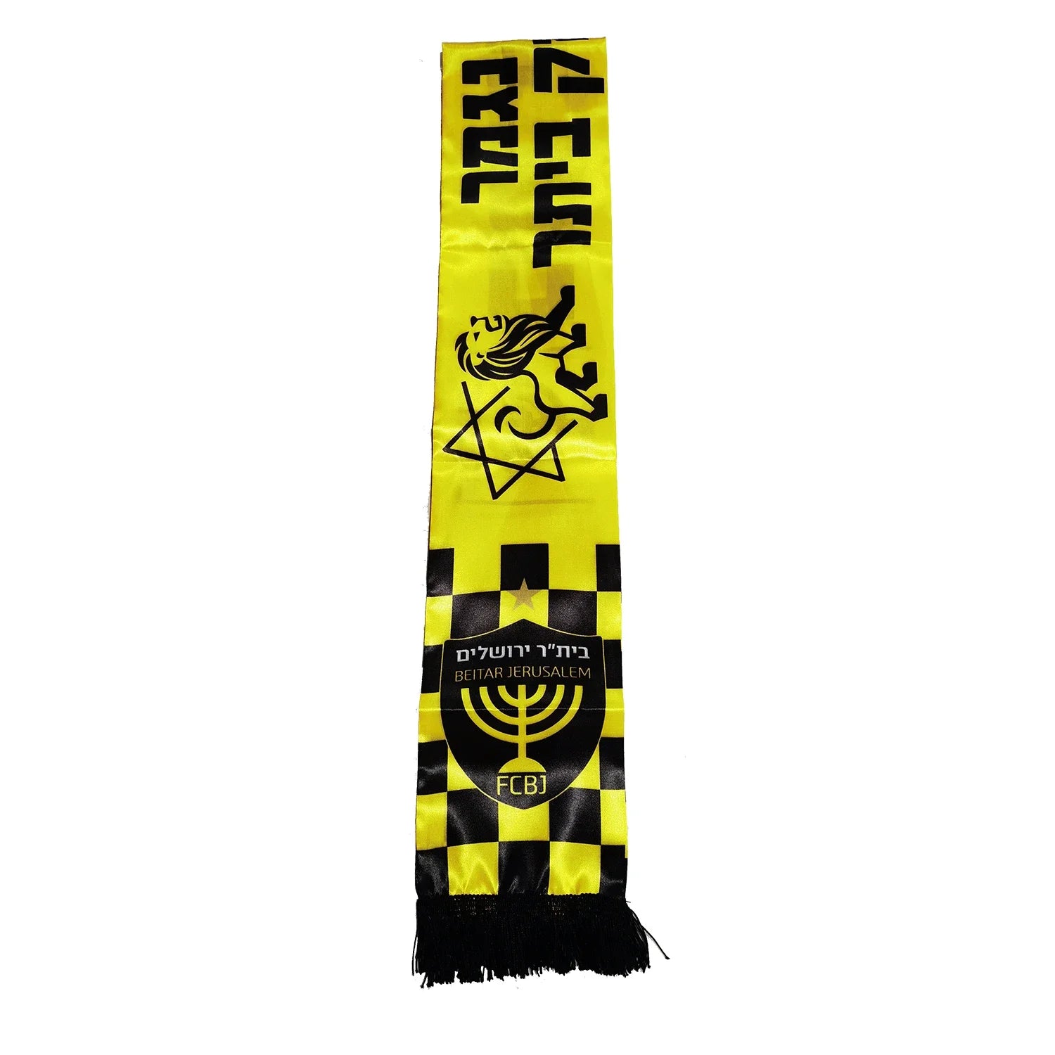 scarf 15x150cm  Double Side Printing Satin Football Soccer Fans Jerusalem Scarf banner