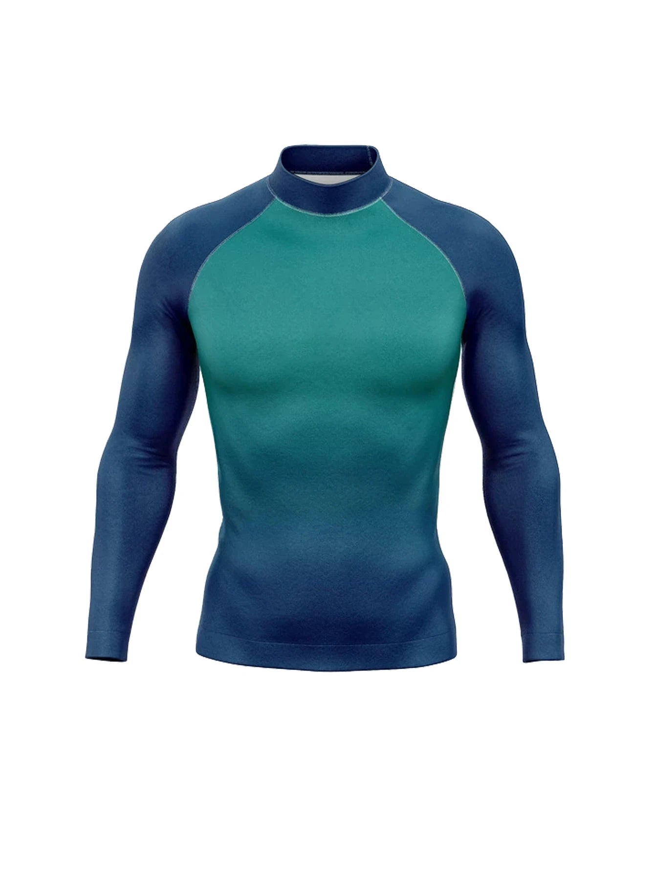 Men Surf Sunscreen Diving Suit Rash Protection t-Shirt Swimsuit Tight Long-Sleeved Swimming Floating UV Protection Diving Suit