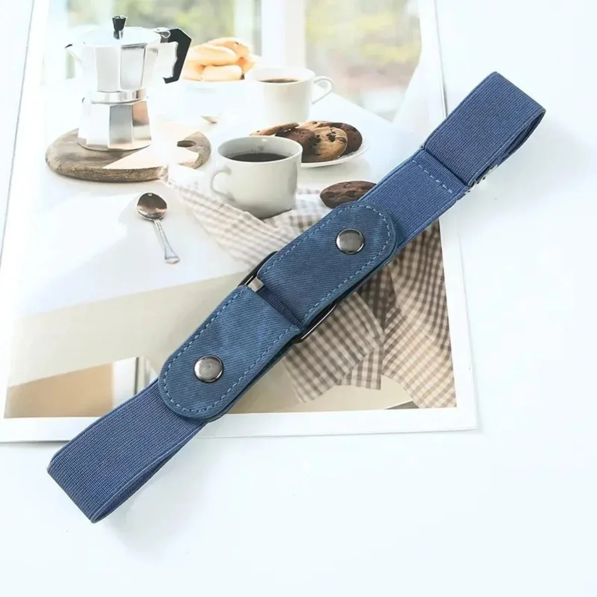 Adjustable Stretch Belt No Buckle Invisible Belt for Women Men Jeans Easy Wear Unisex Elastic Waistband designer belt