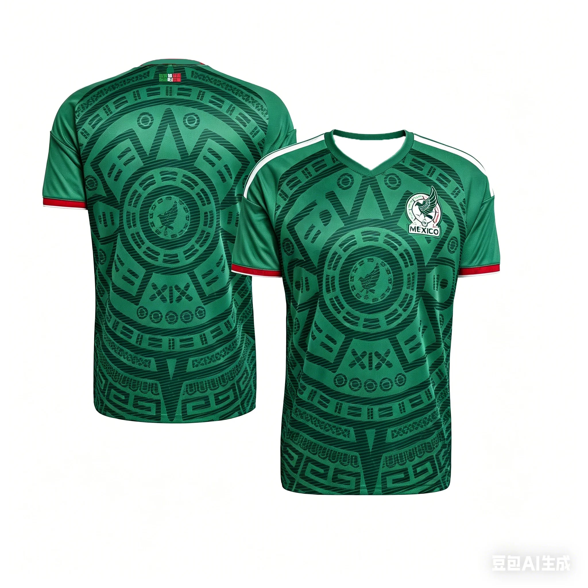Classic Adult and Kids T-Shirt Retro Breathable Soccer Jersey Mexico Football Fan Raul No#9 Soccer Jersey for All Seasons