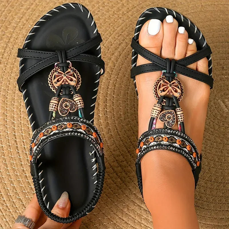2025 New Women's Sandals Summer Sandals for Shoes Woman Colorful Beach Sandalias De Mujer Non-Slip Summer Footwear Women Mujer