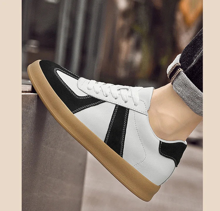 Man Vintage Elevator Shoes Height Increase Insole 8cm Taller Lift Sneakers Shoes Men Leisure Fashion Sports White Shoes