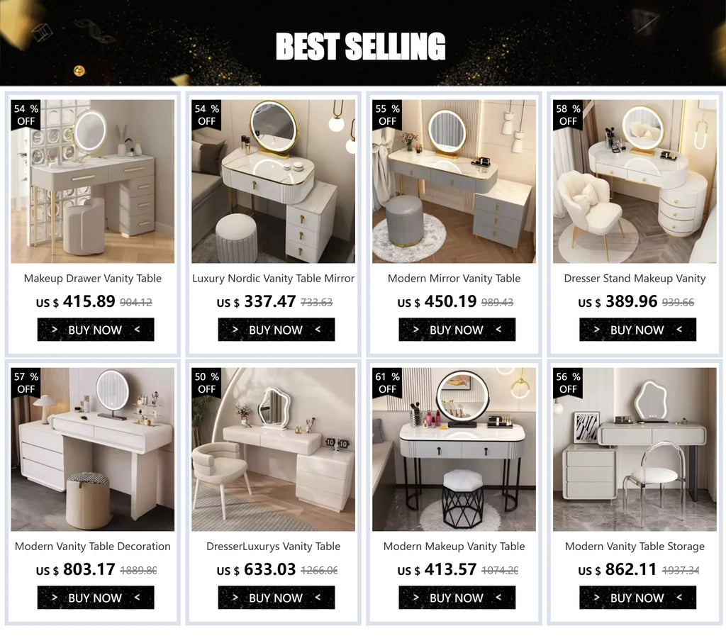 Drawer Vanity Table Accessories Drawer Storage Vanity Table Makeup Bedroom Coiffeuse Avec Miroir Et Tabouret Bedroom Furniture