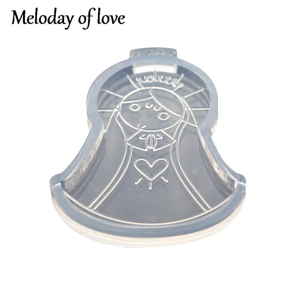 Glossy Girl Bikini Epoxy Silicone Resin Keychain Molds, Chocolate Fondant Sugarcraft Sugar Craft Swimsuit Molds DIY Cake DY1837