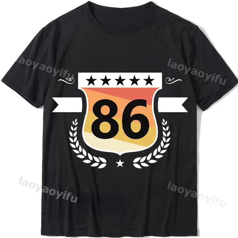 2024 Unisex Summer Tops Tshirt Vintage 1984 Classics Tshire Streetwear Printed T-shirt Top  Retro Style Tshirt