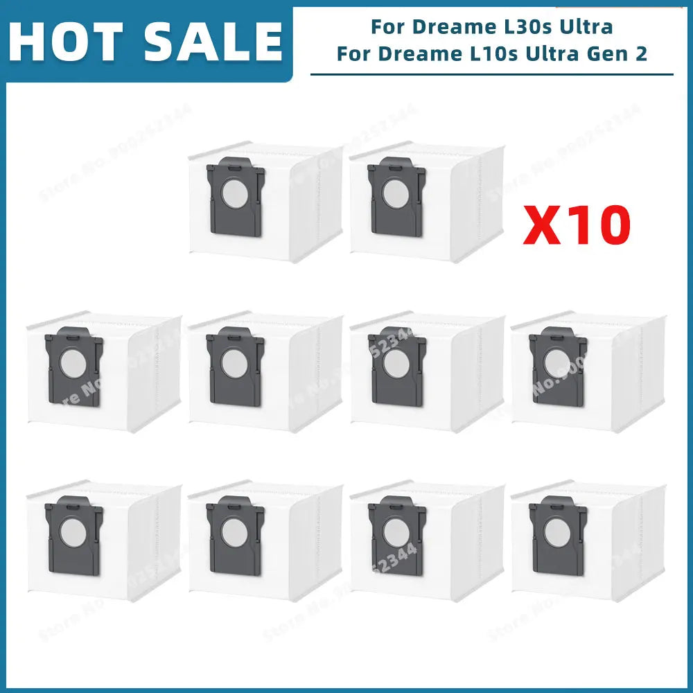 Compatible For Dreame L10s Ultra Gen 2 / L30s Ultra / L30 Pro Ultra Parts Accessories Main Side Brush Filter Mop Cloth Dust Bag