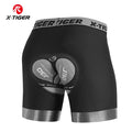 X-TIGER High Performance Breathable Cycling Underwear Men 5D Silicone Pad 3D Cutting Moisture Wicking Road Cycling Shorts