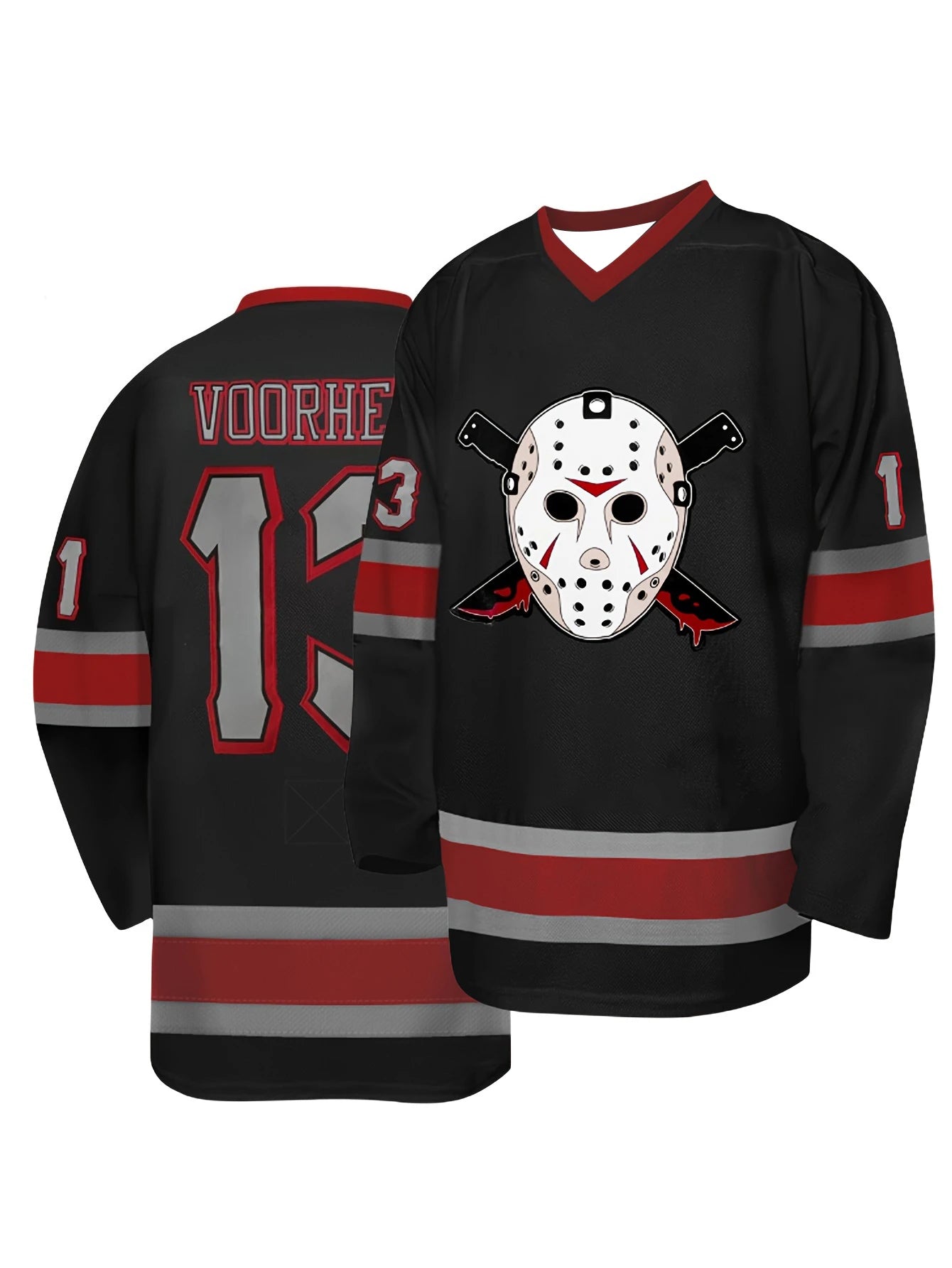 Team Canada Hockey Jersey - Black with Red Accents "Gretzky 99" Captain "C" Maple Leaf Logo Hockey Jersey 3d HD Prints