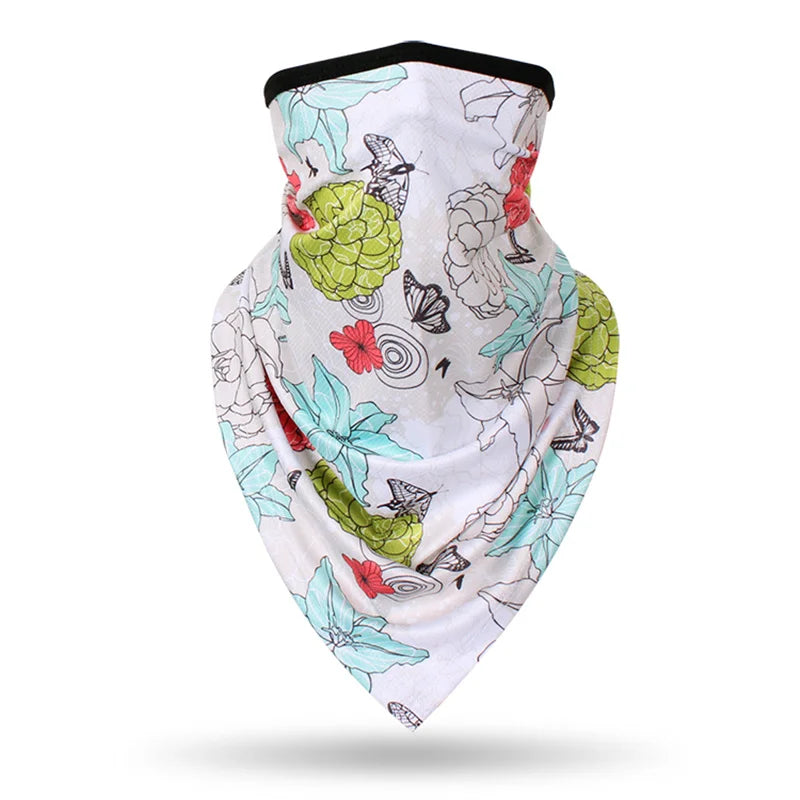 Sports Scarf for Cycling, Cooling Face Mask, Windproof Neck Gaiter, UV Protection Scarf for Beach, Fashion Bandana for Men Women