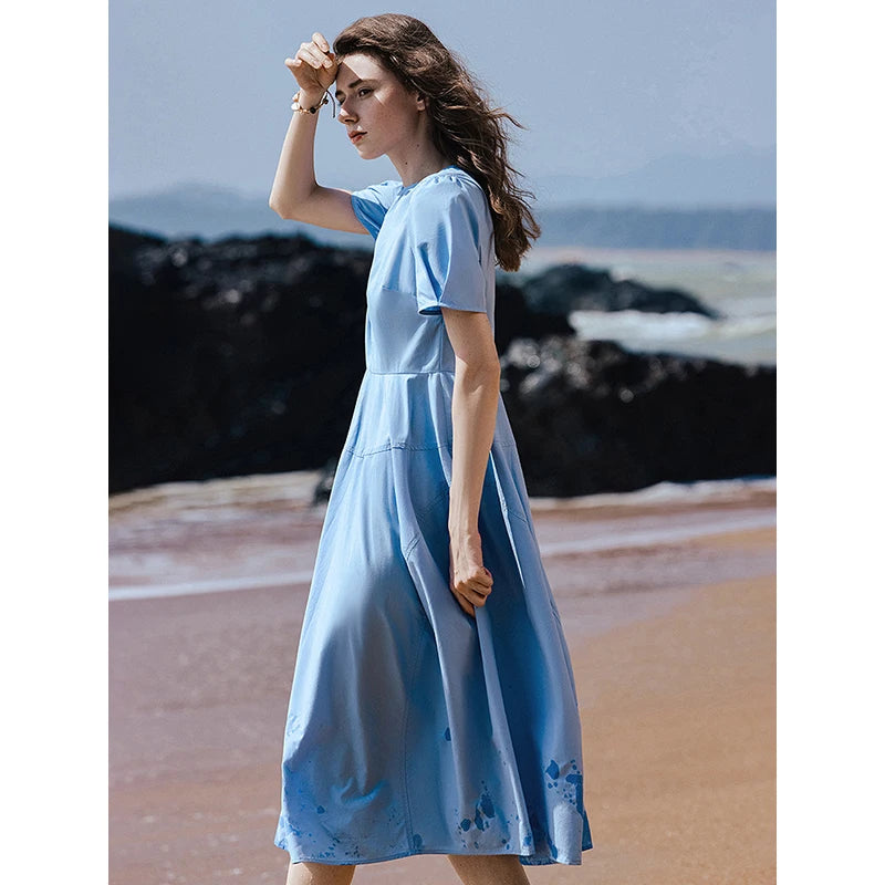 TOYOUTH Women Dress 2025 Summer New Elegant Dress 8529009