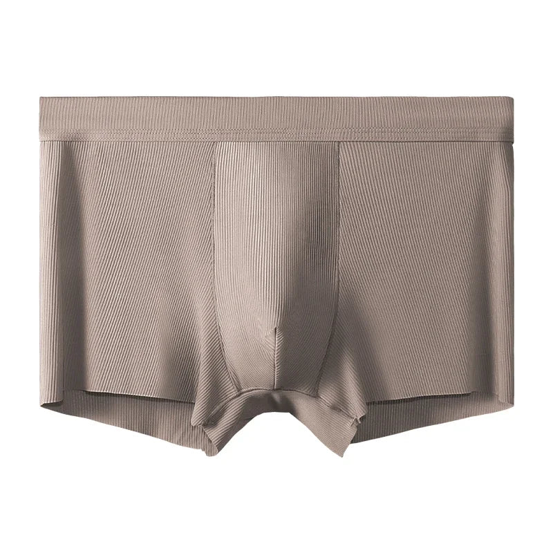 Ice Silk Antibacterial Men's Underwear. Thin and breathable style for summer. Men's boxer shorts. Trendy men's flat -