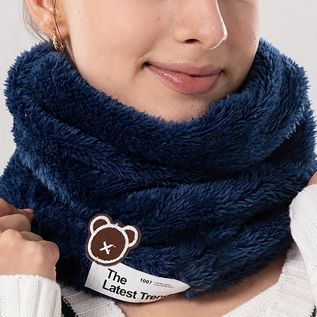 Sports Scarf Knitted Neck Warmer Fashion Soft Women Men Face Cover Winter Skating Running Hiking Thick Cold-proof Collar