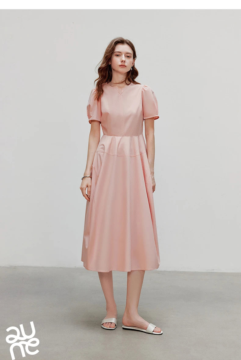TOYOUTH Women Dress 2025 Summer New Elegant Dress 8529009