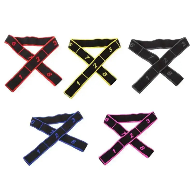 Yoga Belt Professional Gymnastics Supplies Stretch Resistance Band Indoor Gym Elastic Fitness Training Equipment