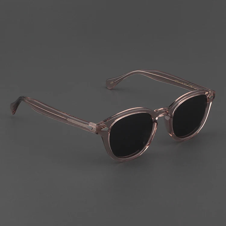 Johnny Depp Sunglasses Man Polarized Sun Glasses Luxury Brand Vintage Acetate Frame Blue Night Vision Goggles Woman