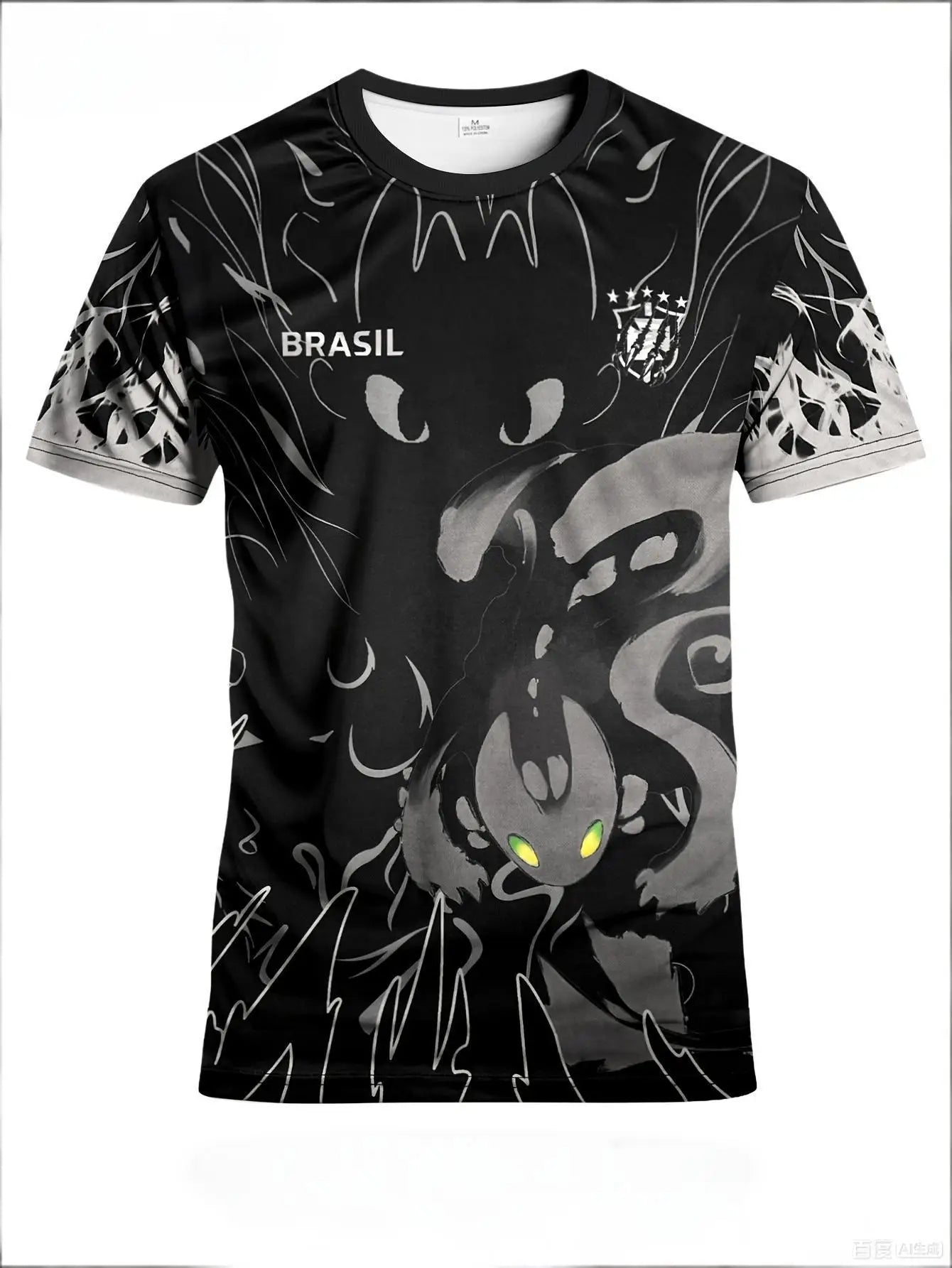 Brazilian Men's Soccer Jersey & Comfortable Round-Neck Sports Top for Rio De Janeiro Youth & Featuring Rio De Janeiro Style And
