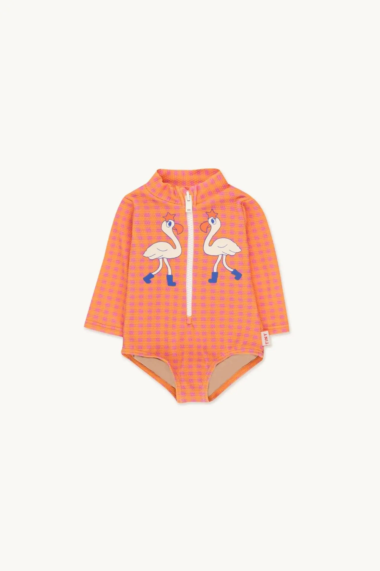 In Stock 2026 New Summer Baby Girl Swimsuit Seaside Ruffle Swimwear Boy Board Shorts Printed Children Bikinis Monokini