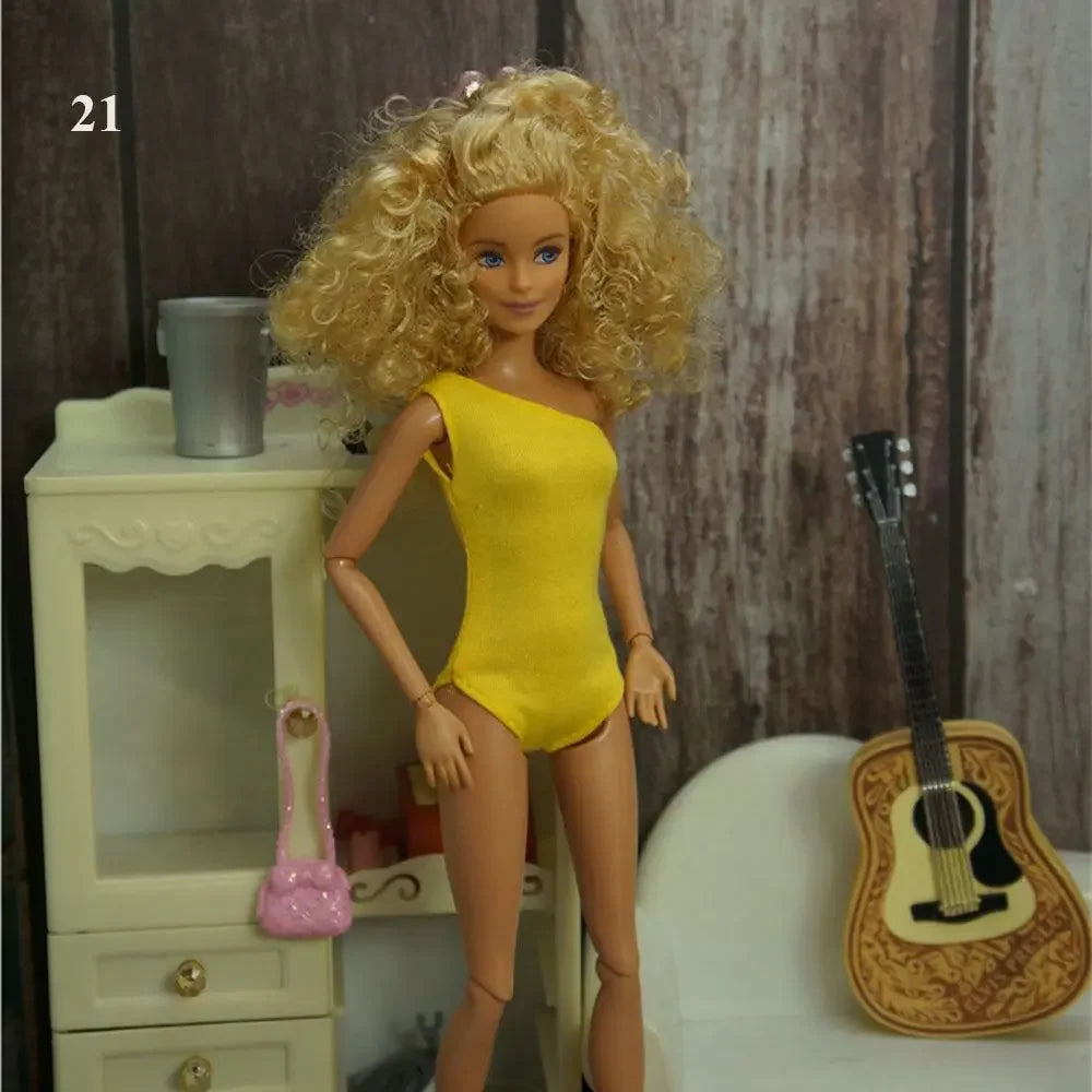 20Styles Doll Swimsuit For 30cm Doll Swimming Clothes 1/6 Male/Female Doll Clothes Short Pants Daily Casual Pants Doll Accessory