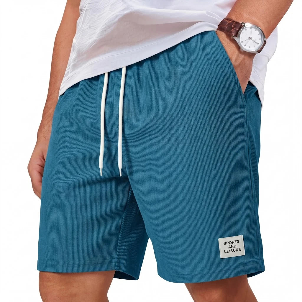 Korean Mens Loose Short Pants Casual Baggy Pant Man Summer Short Lightweight Beach Work Short Pants for Men Gym Man Twill Shorts