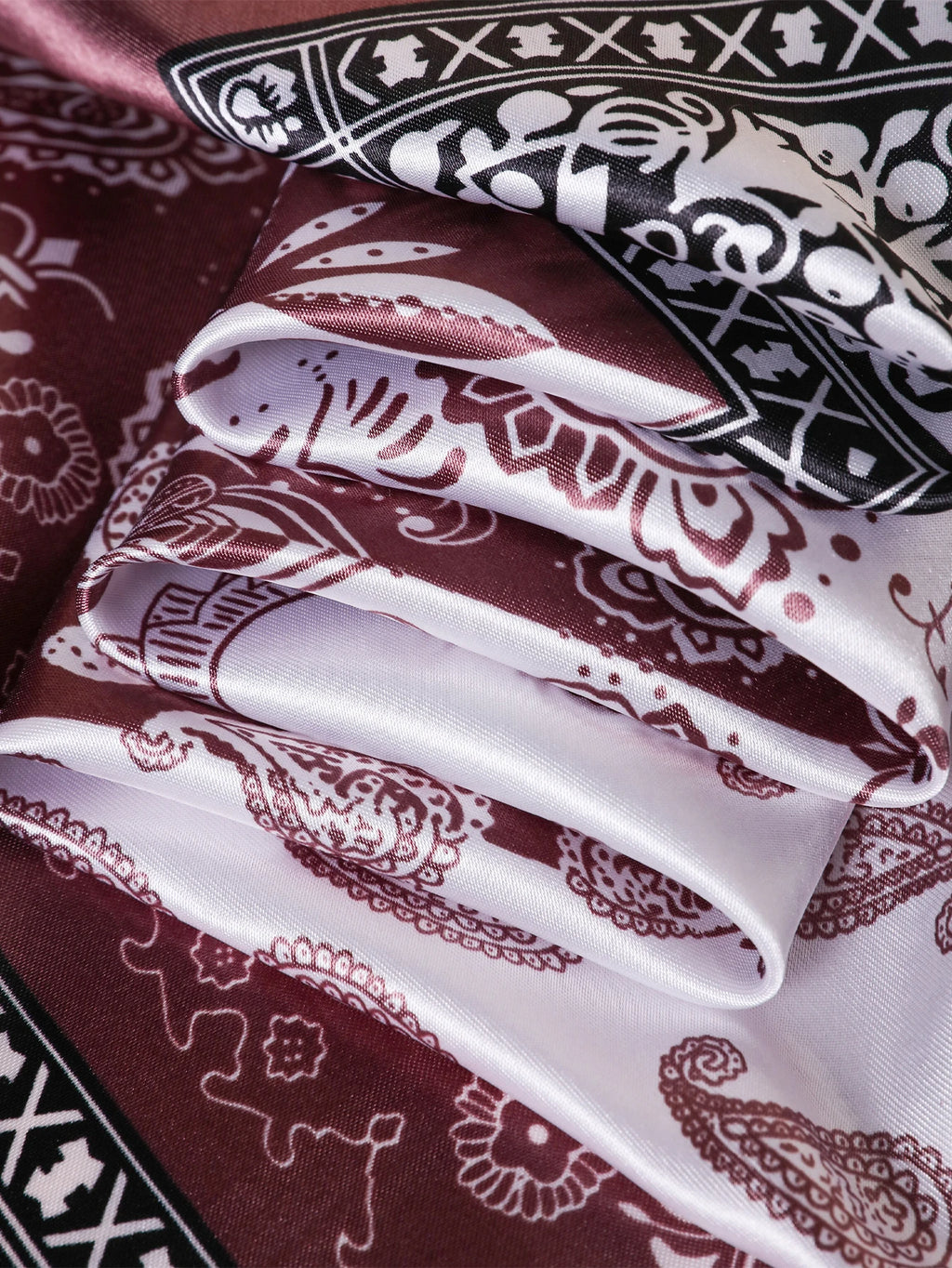 90*90cm Hair Scarf Women Fashion Designer Beautiful Flowers Foulard Soft Satin Shawl Kerchief Square Silk Scarfs Neck Headscarf